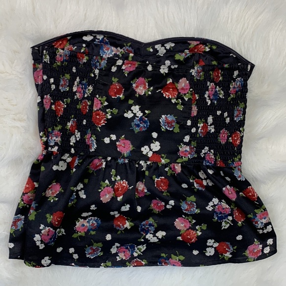 American Eagle Floral Corset Top Size Medium - Picture 3 of 3